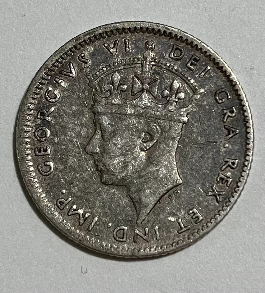 1942 Newfoundland Silver 10 cents