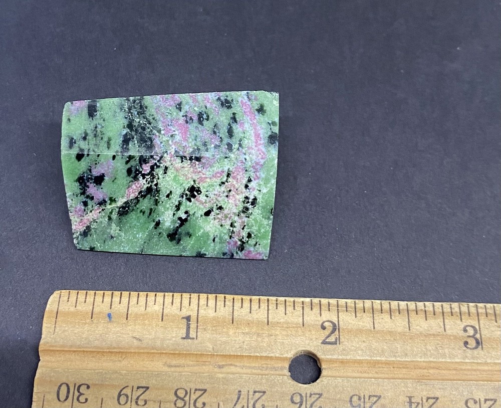Ruby In Zoisite Genuine Polished Stone From Africa 47g