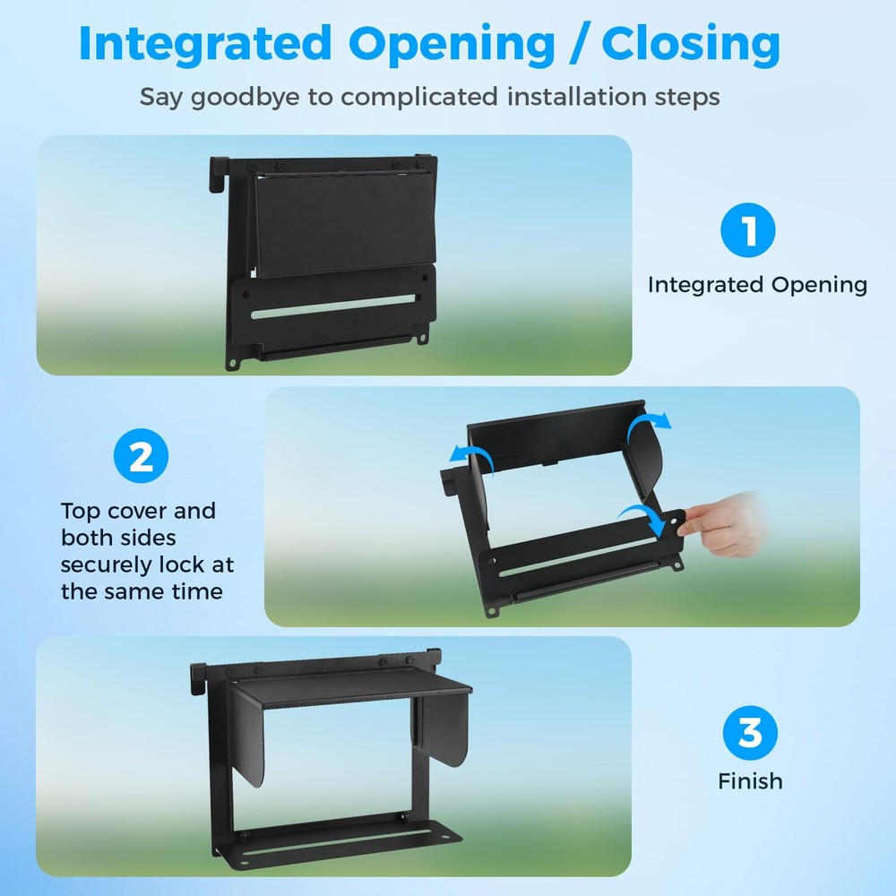 Game Changer Mounting Black-Upgrade Foldable, Foldable