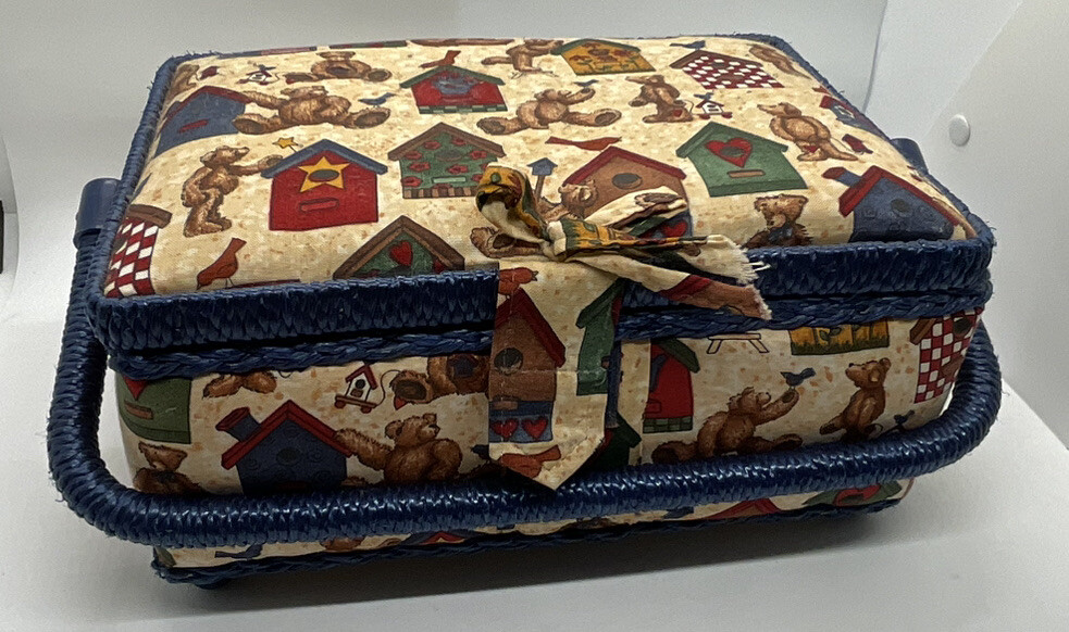 vintage sewing basket box
