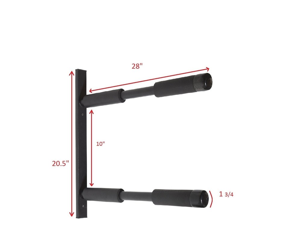 Paddle Board Wall Mount Rack by COR Surf | Double Surfboard or Paddleboard Wa...