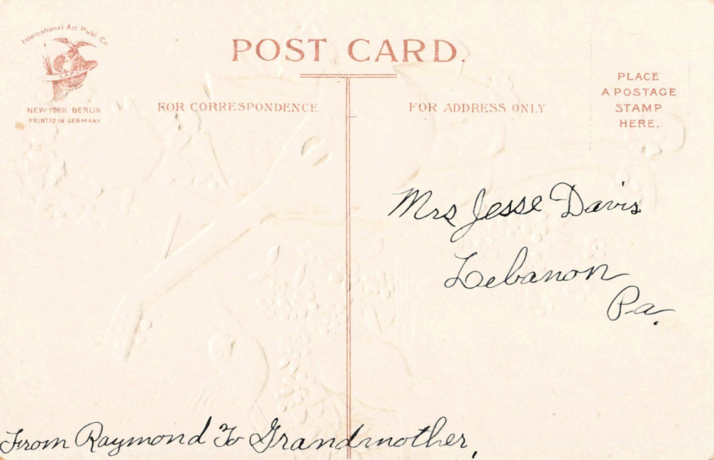 Birthday Postcard c.1910 Embossed (6)