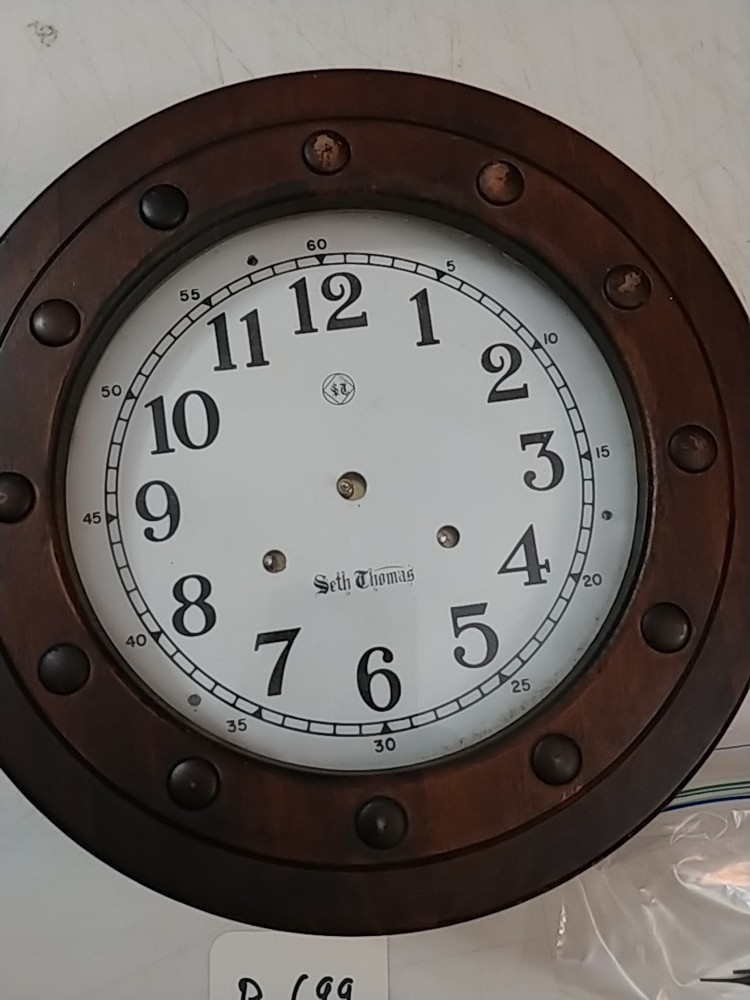 SETH THOMAS SEA CREST SHIP'S BELL CLOCK