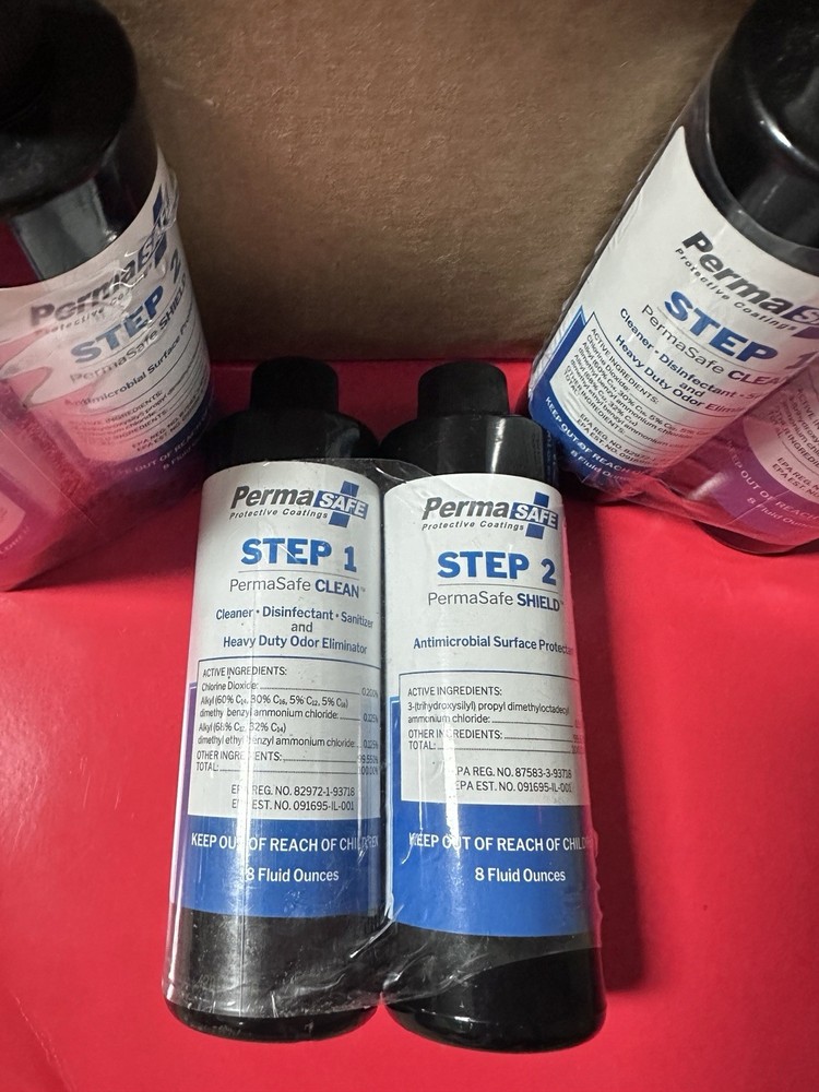 NEW PermaSAFE Protective Coatings Step 1 Clean-Step 2 Shield (3 Set)