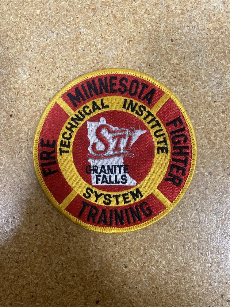 Minnesota Fire Fighter Training System Technical Institute Granite Falls Patch
