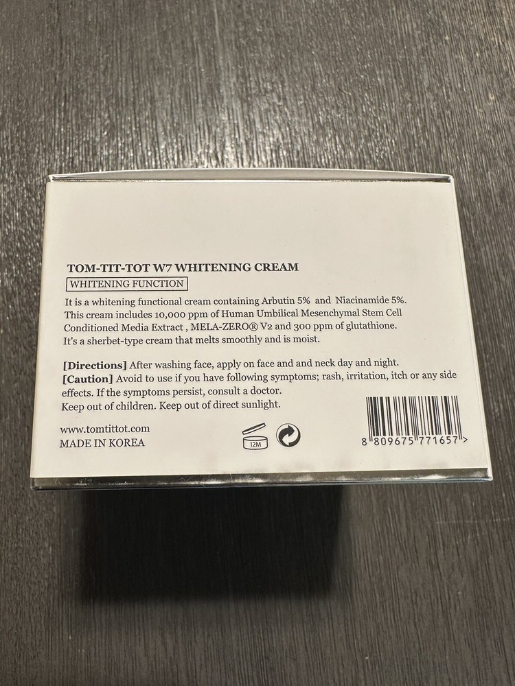 Tom Tit Tot W7 Whitening Cream 100ml