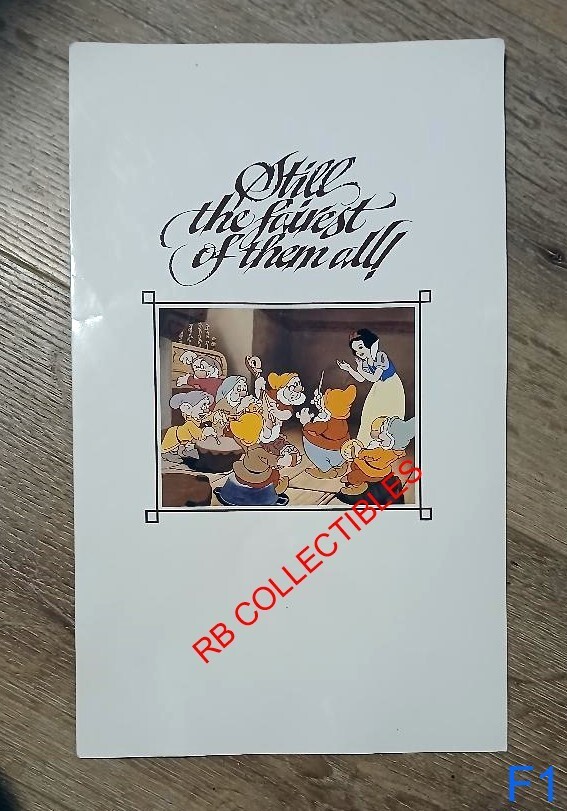 Snow White - Pop-Up - Folder - WDP - 1987