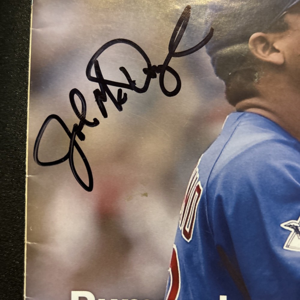Chicago Cubs 2004 Scorecard with Autographs