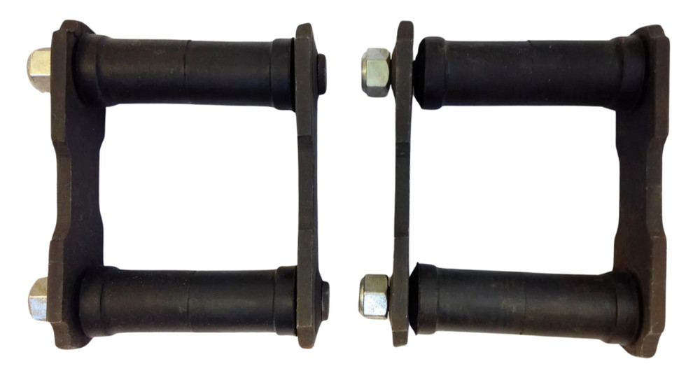1955-1961 Dodge Rear Right Left Leaf Spring Shackle & Bushing Package Pair NOS.