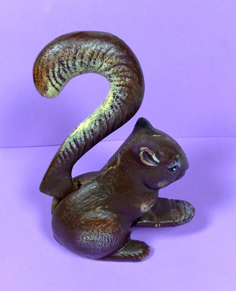 Vintage Antique Cast Iron Squirrel Nutcracker