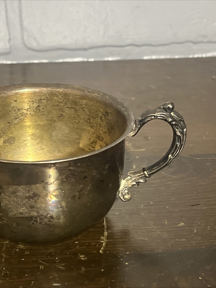 Vintage Sheridan Silver On Copper Bowl