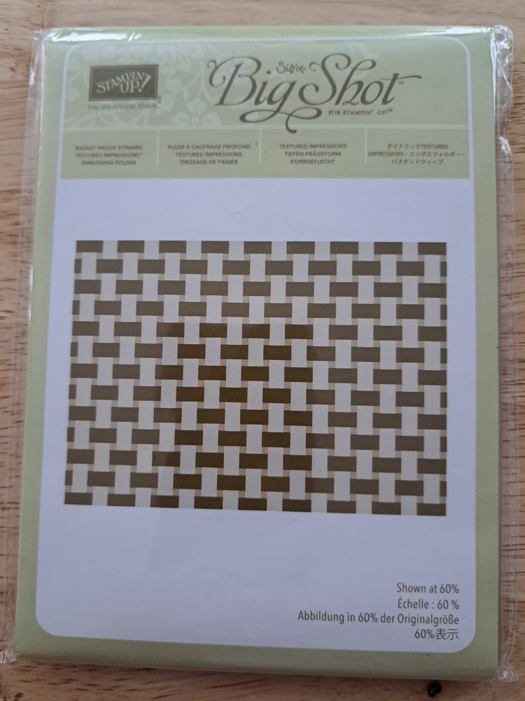 Stampin' Up! SCRIPTY 3D Embossing Folder New in Pkg Writing Verse Background