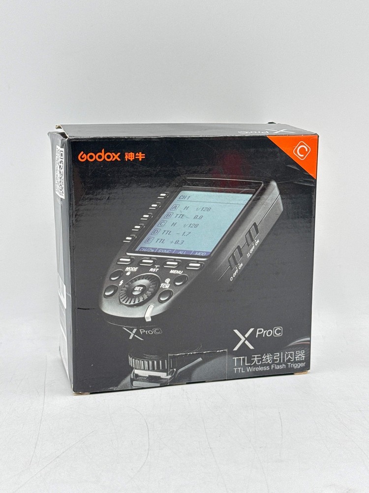 US Godox XPro-C 2.4G Camera Flash Transmitter Trigger For Canon
