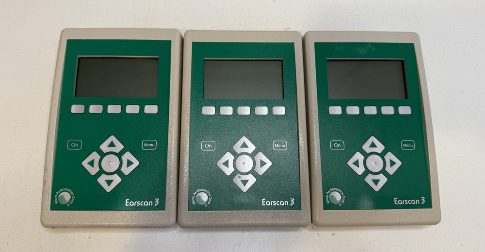 Micro Audiometrics Earscan 3 Screening Audiometer- 3 pack