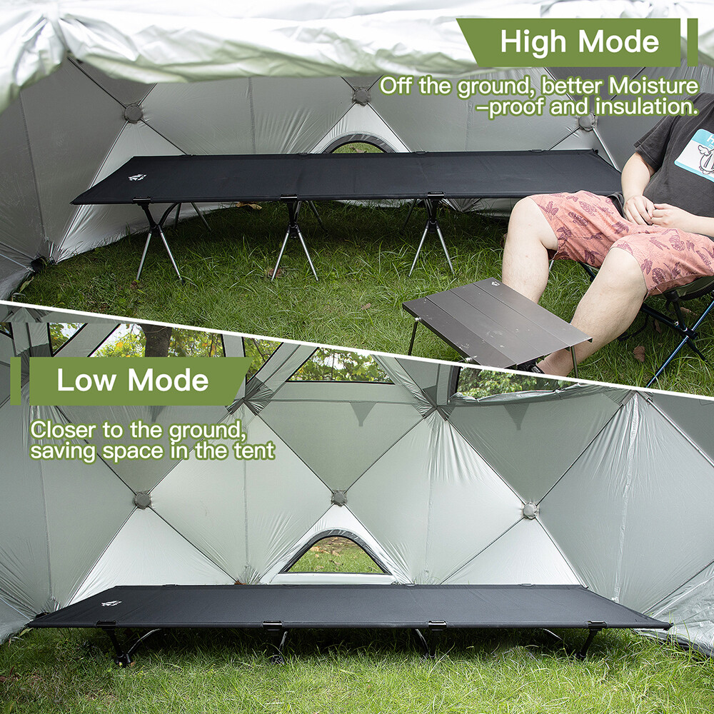 Night Cat Portable Folding Camping Cot folding Bed Sleeping Bed With Carry Bag
