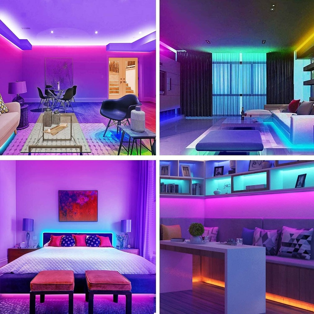 Keepsmile Led Lights Strip Bluetooth Smart APP Control RGB Color Changing