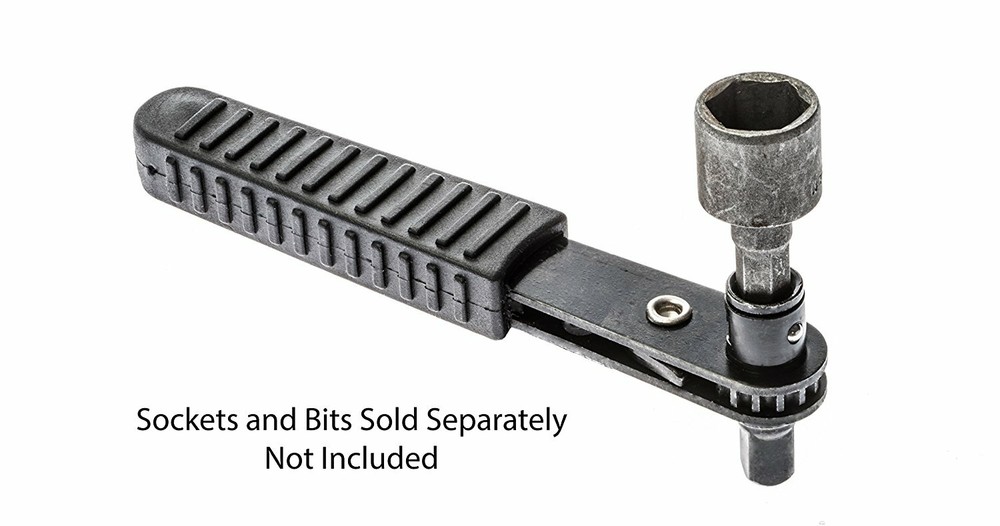 1/4" Square Hex Reversible Ratchet Wrench Hex Drill Bit Screwdriver Socket Tool