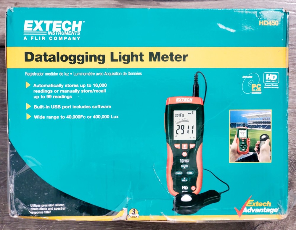 Extech HD450 Light Meter