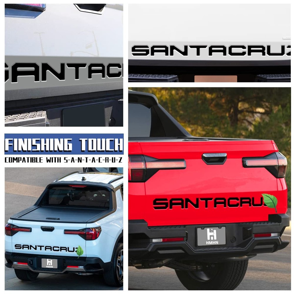 Tailgate Inserts Letters for 2022-2025 Santa Cruz - 3D Raised Decals