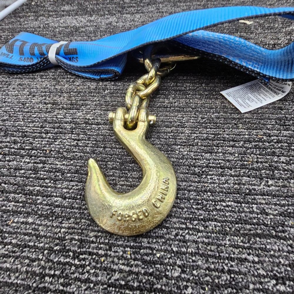 USCC US Cargo Control Blue Strap GRAB Hook 5400lbs Work Load Limit 71"