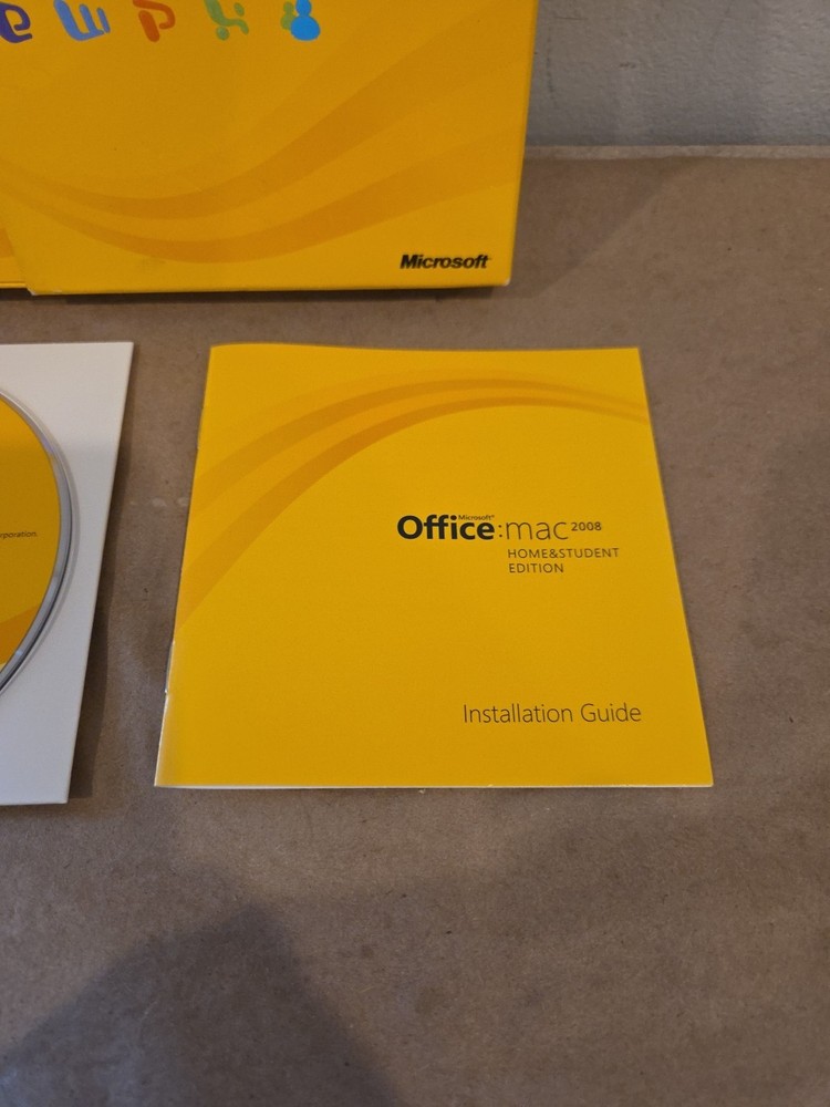 Microsoft Office 2008 Home & Student Edition for Mac Complete