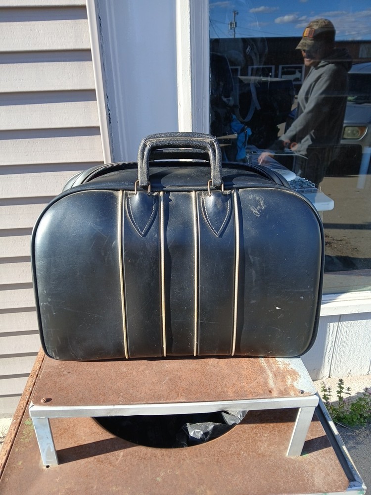 Vintage Leather 2 Ball Bowling Bag