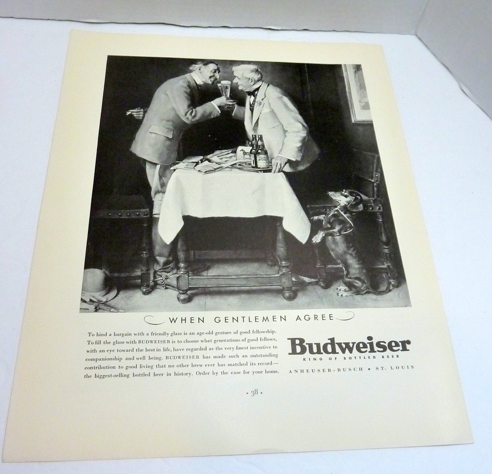 Bendix, Packard, Budweiser, Camel - Nice Lg Magazine Ads From 1930s Studebaker