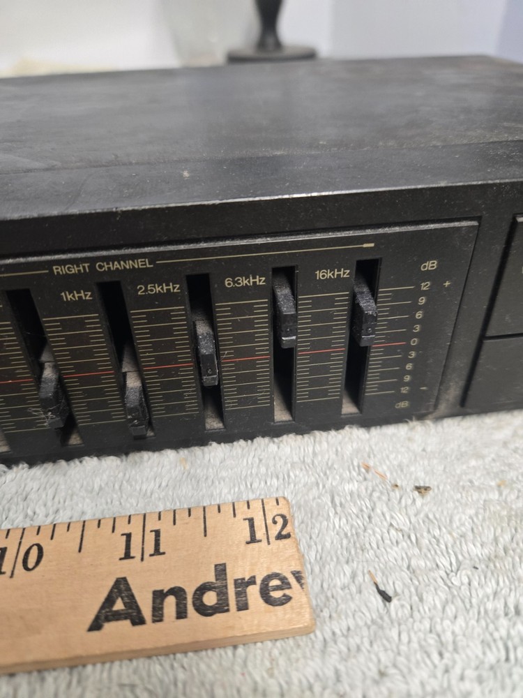 technics graphic equalizer, SH-8017, untested, parts only