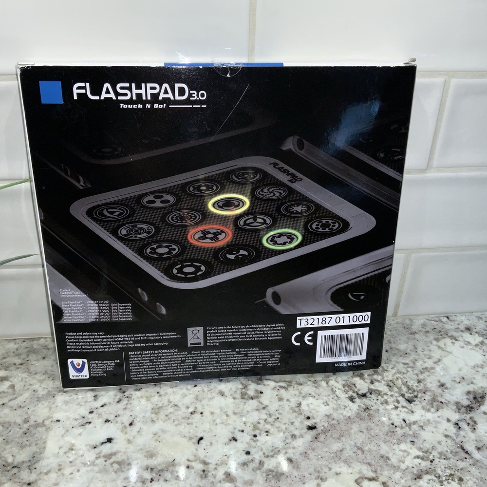 NOS FlashPad 3.0 Touch N Go Electronic LED Game - Ages 3+