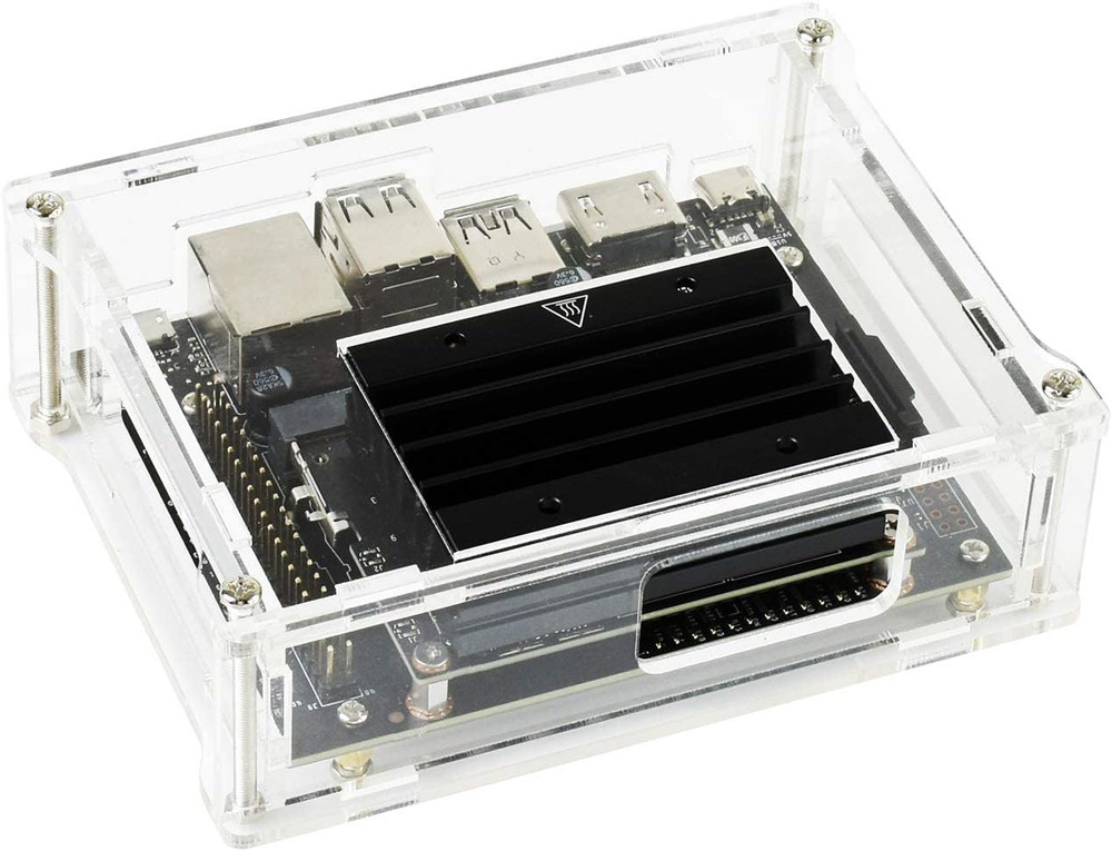 Acrylic Clear Case Enclosure Specialized for Jetson Nano 2GB Developer Kit（Case