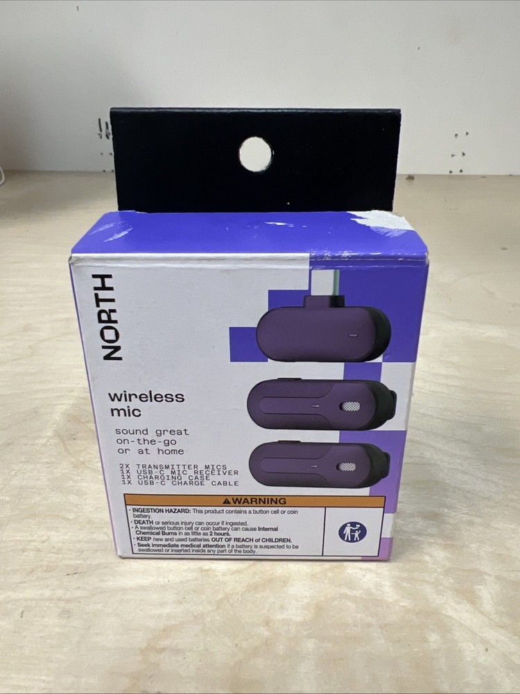NORTH Wireless Microphone with Charger (USB-C)...305