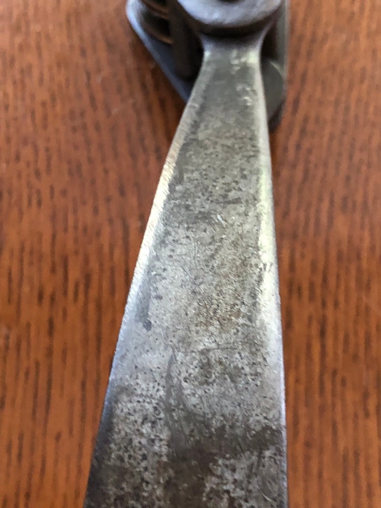 Vintage Galvanized Iron Strap 2-1/2" Triple Pulley Assembly