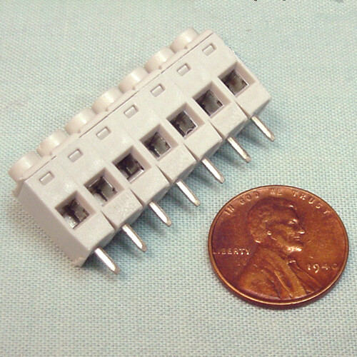 (10) 7-Position Terminal Blocks - BREAKABLE, PCB Mount