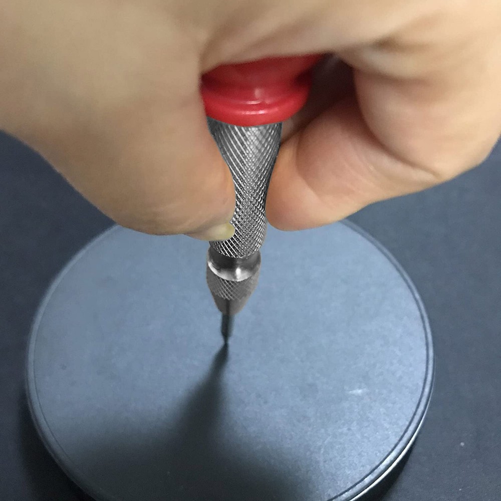 2PCS Automatic Center Punch Strikes Surface Hammer Spring Loaded Window Breaker