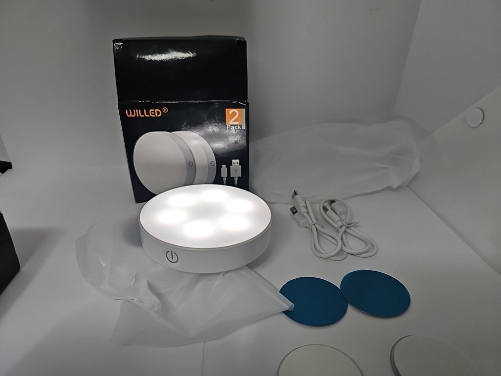 WILLED Dimmable Touch Light LED Night Light. ( Two Pack Ea. Box) 2 Boxes.