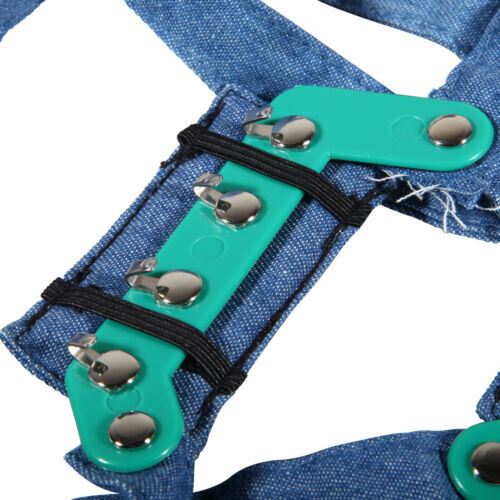 Dental Orthodontic High-Pull Headgear With Rigid Chin Cap High Pull Strap Lab