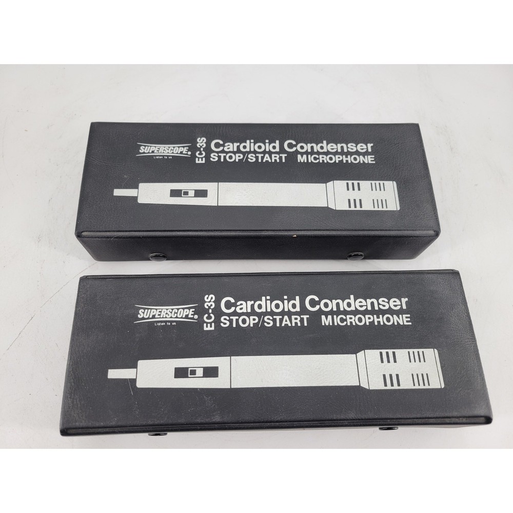 PAIR Superscope Cardioid Microphone Model EC-3S with Start-Stop