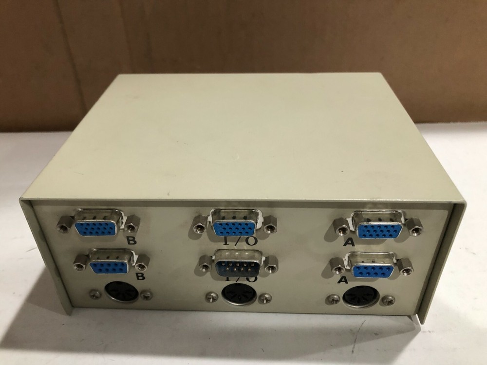 DATA TRANSFER A,B MANUAL SWITCH 6 PARALLEL PORTS FREE SHIPPING