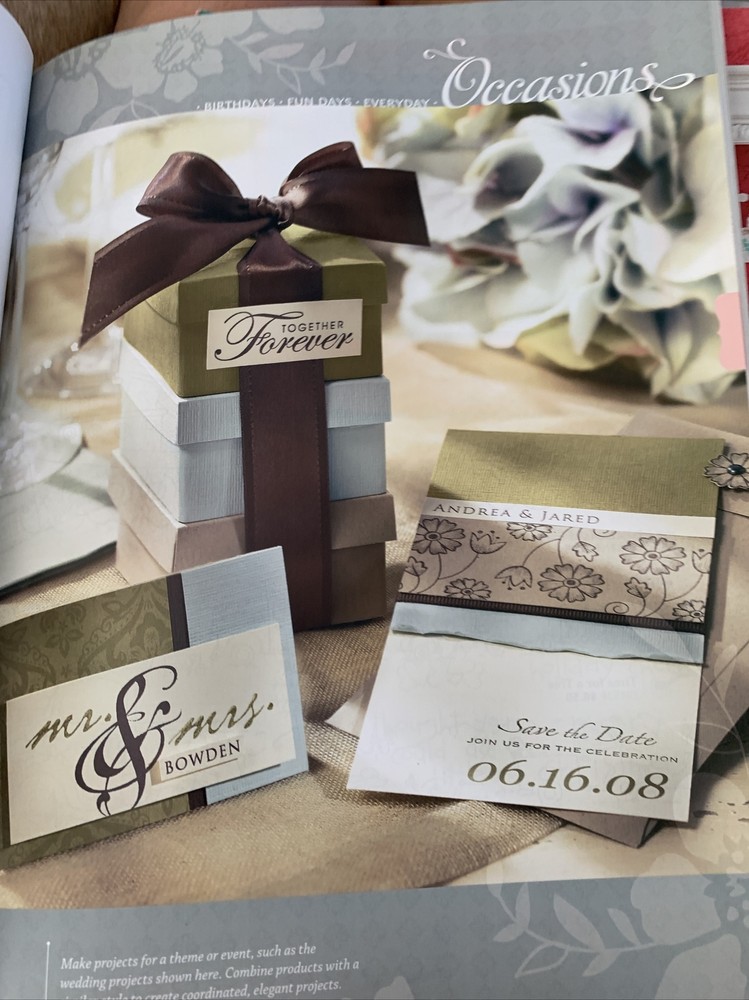 stampin up idea book catalog