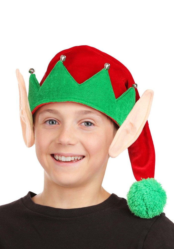 Kid's Soft Costume Elf Hat with Ears