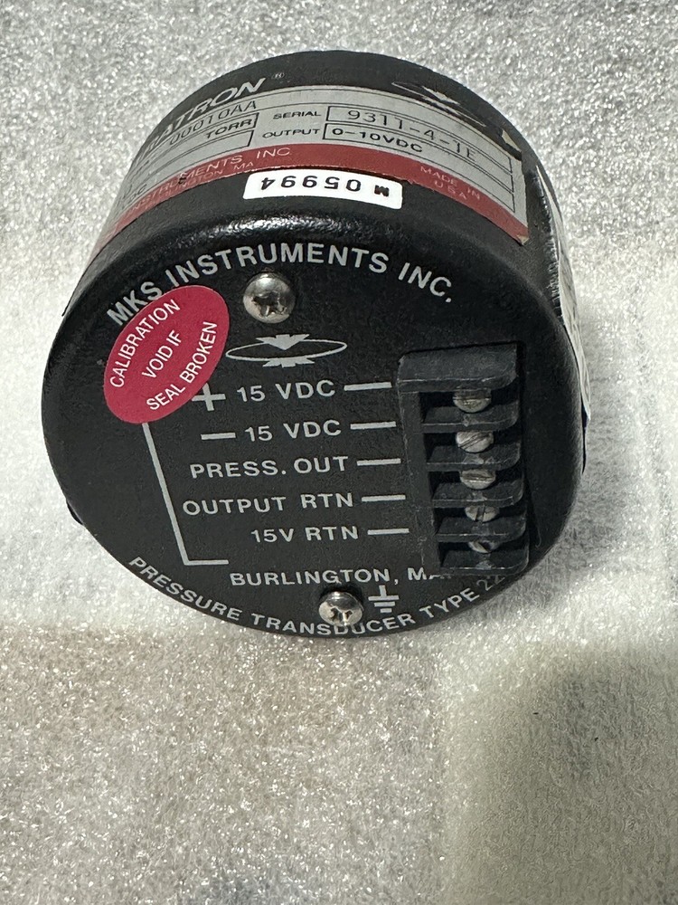 MKS BARATRON TYPE 222BA-00010AA 10 Torr