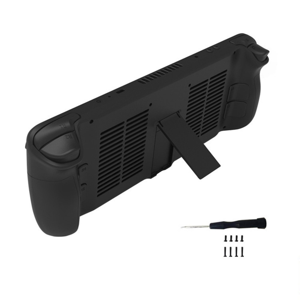 Game Console Cooling Backshell Protective Case with Bracket For Steam Deck C