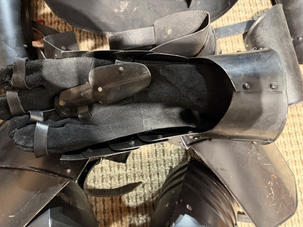 Blackened Suit Of Armor