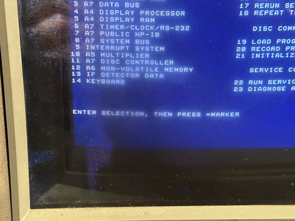 HP 85101C Display/Processor w/Option 010011