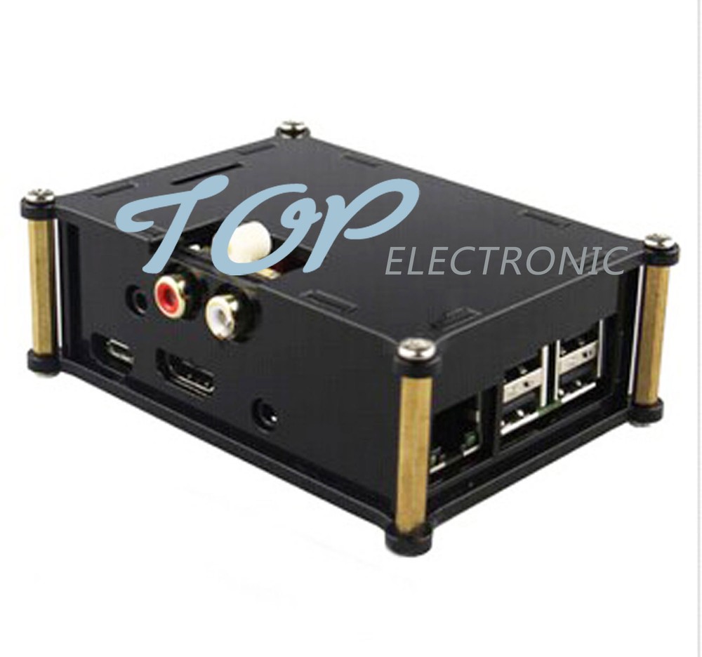 New Acrylic Case for Raspberry Pi 2 B / B+ I2S Interface HIFI DAC+ Audio Card