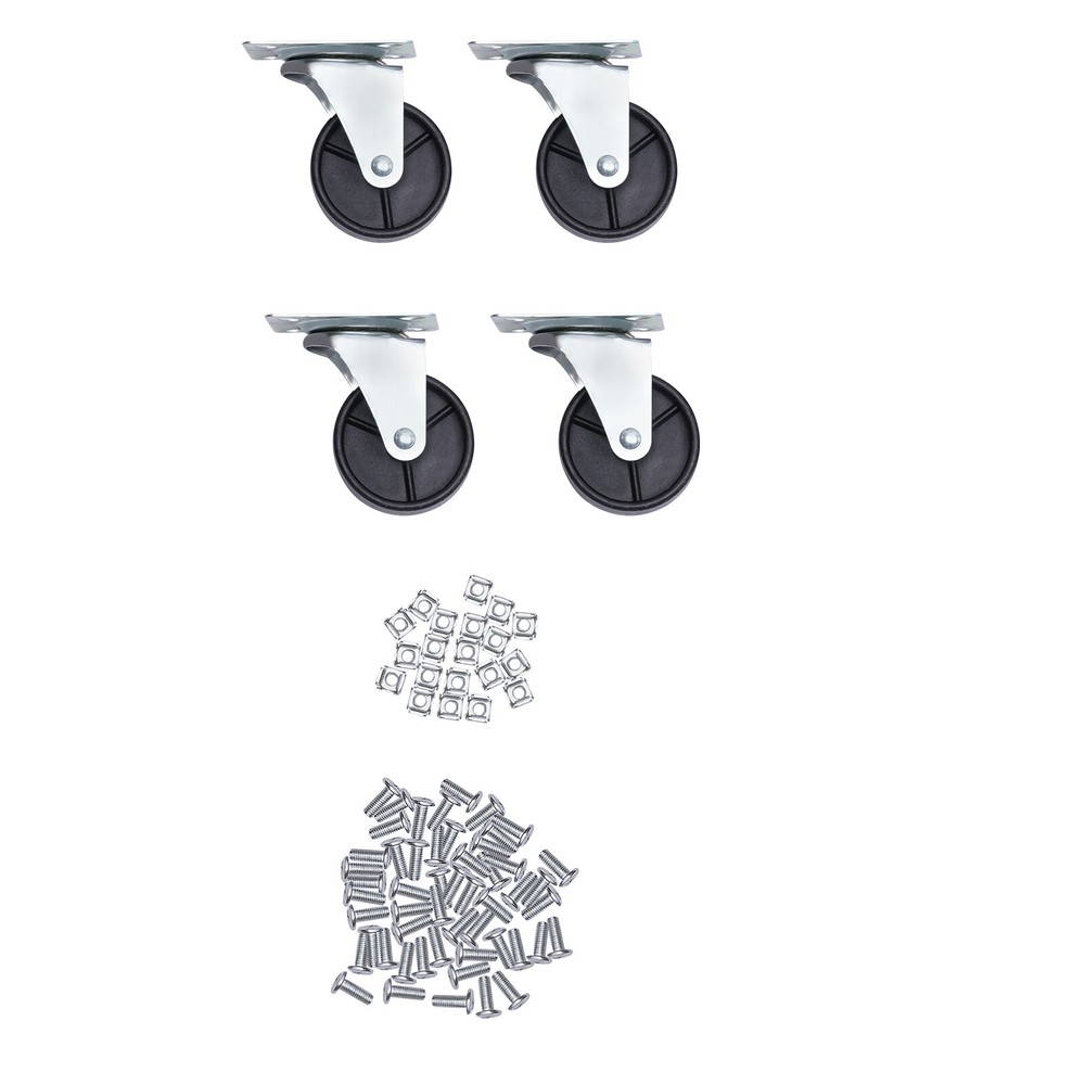 12U Rolling Network Server Data Cabinet Equipment Rack Case Enclosure Rack