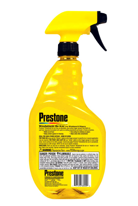 Prestone Ice Fighter Spray Windshield Windows & Wipers - 32 oz.