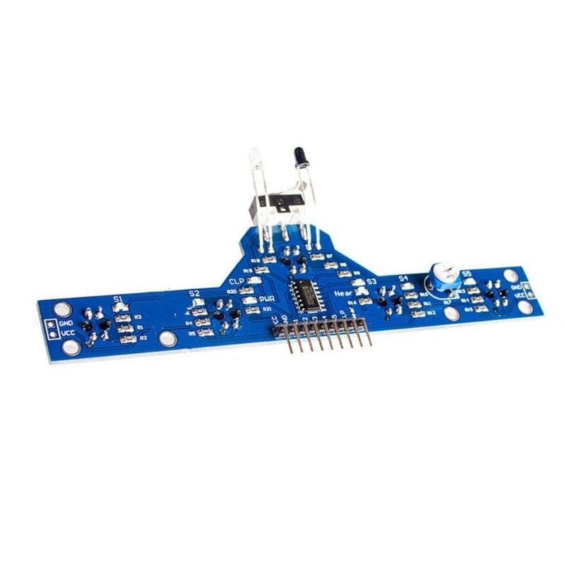 5 Channel LED Indicator Equipped Line Trackings Module for Real Time