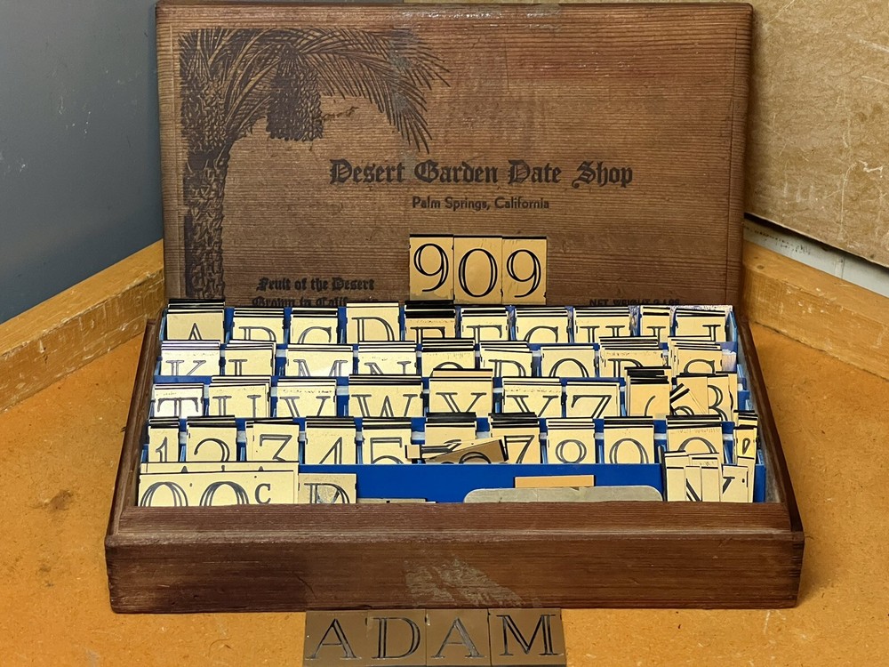 Jewelry Large Hard Plastic engraving fonts ~
