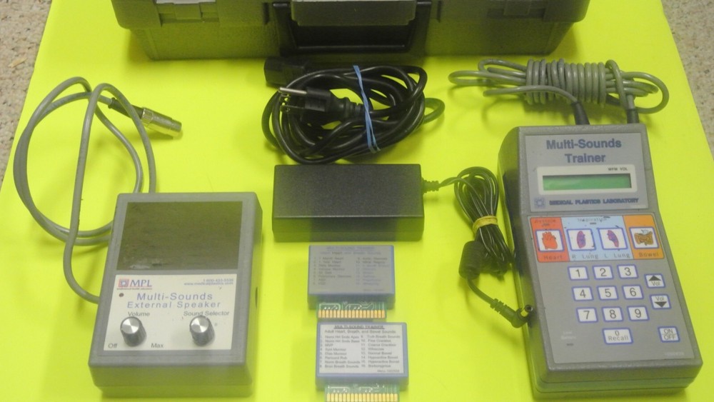 MPL Medical Plastics Laboratory Multi-Sounds Trainer, External Speaker & Modules